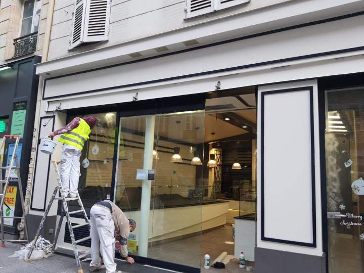 Pendant façade Chez Meunier Paris